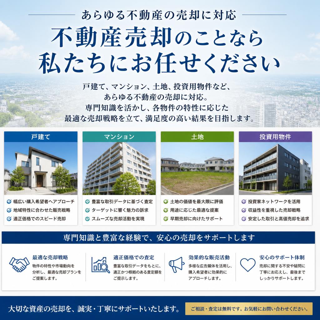 多様な物件タイプに対応