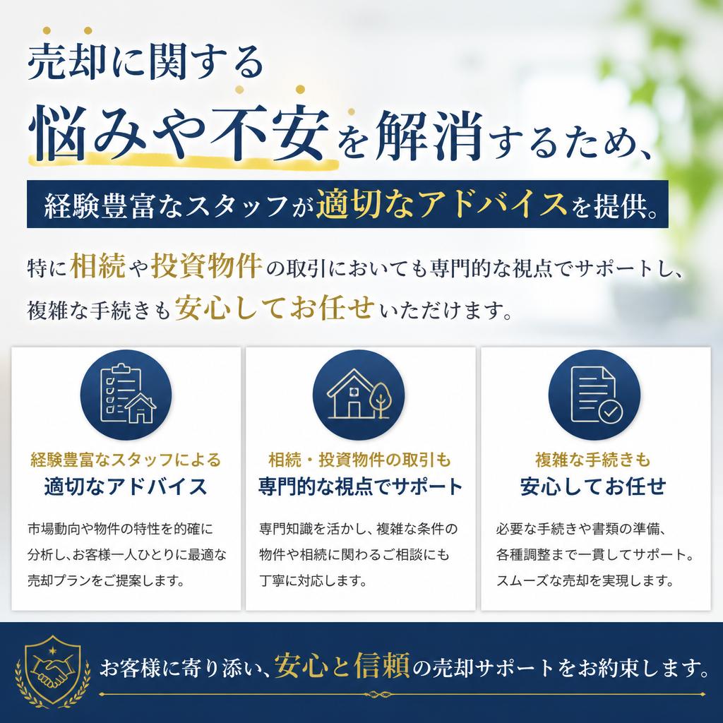 信頼のサポート体制