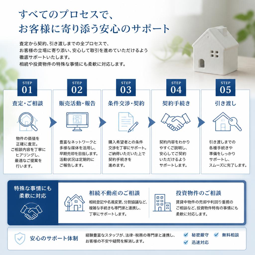 安心のサポート体制