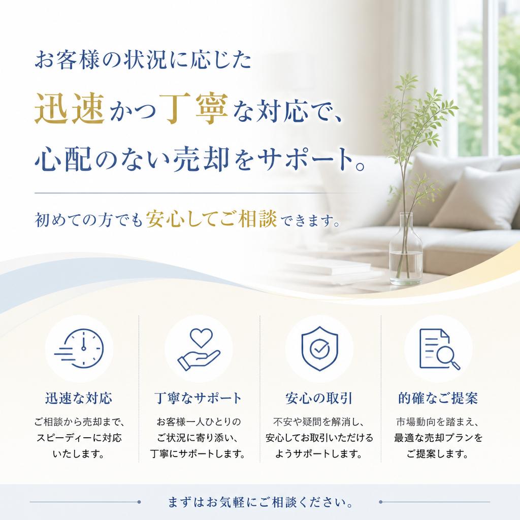 柔軟な対応で不安を解消