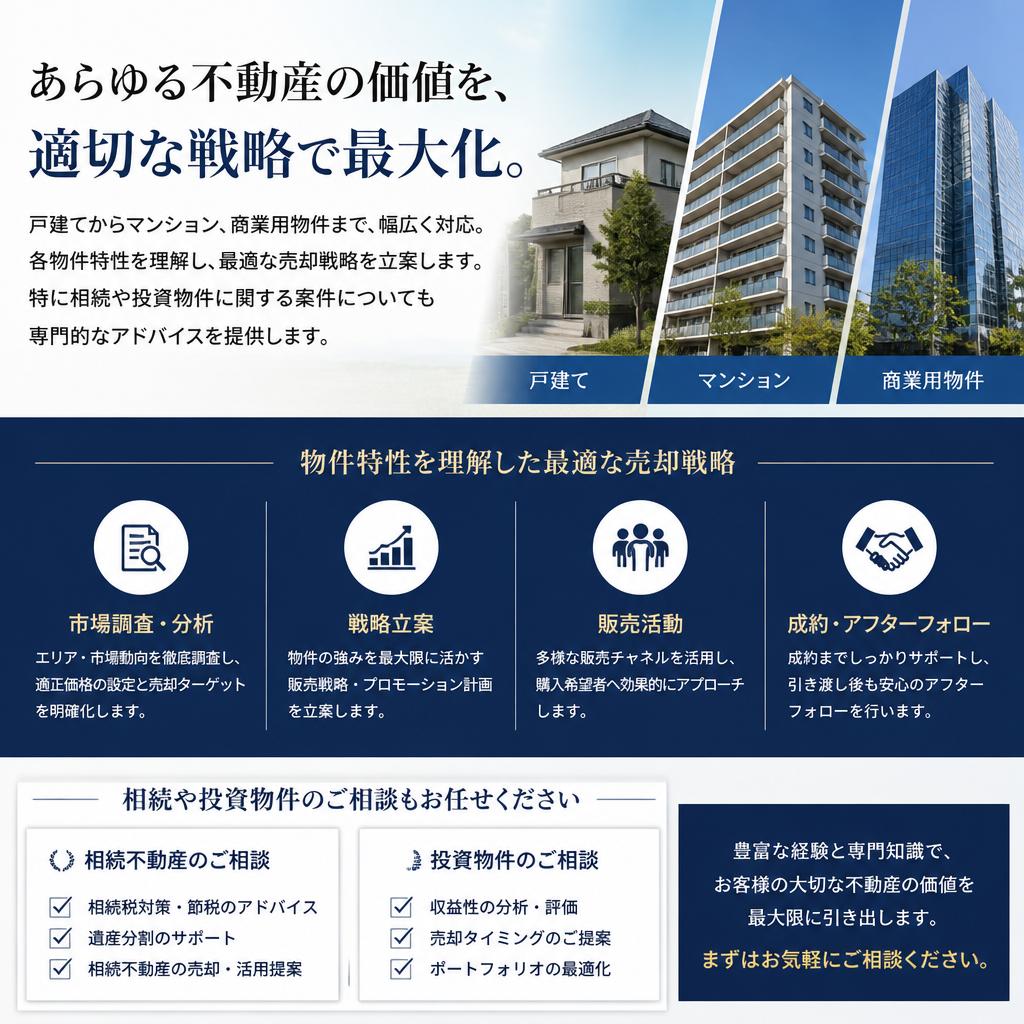 多様な物件に対応